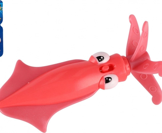 Tintenfisch zum Aufziehen für Kinder – Plastikspielzeug fürs Wasser 15 cm