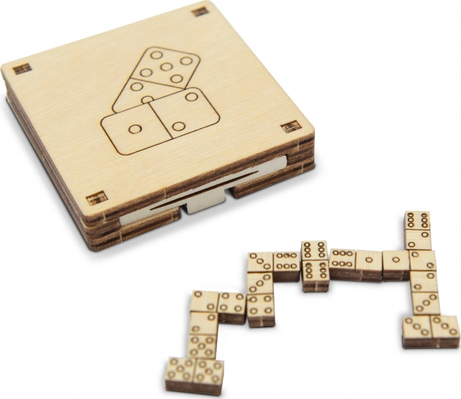 Holz 3D-Puzzle - Domino-Spiel aus Holz