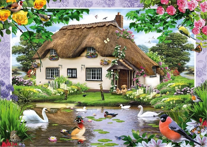 Schmidt Puzzle Romantisches Häuschen 500 Teile