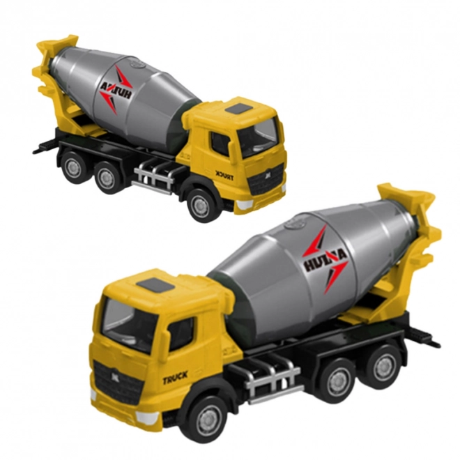 Sammlermodell Betonmischer Huina Gelb 1:80