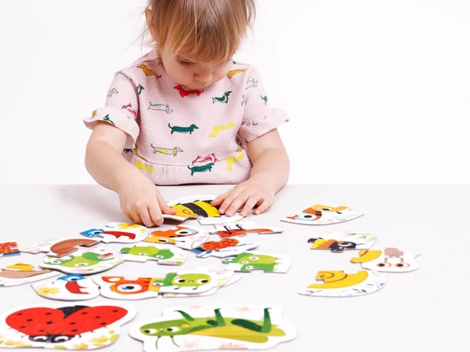 Puzzle Krabbeltiere Vierlinge