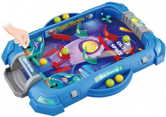WOOPIE Geschicklichkeitsspiel Flipper "Kosmisches Spiel" 2v1