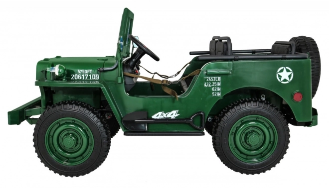 Retro-Geländefahrzeug 4x4 für Kinder