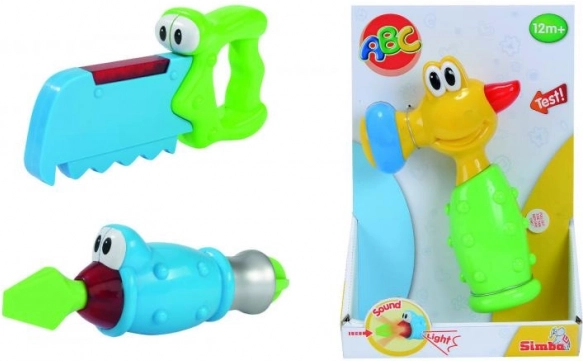 Fröhliches Werkzeug mit Geräusch für Kinder