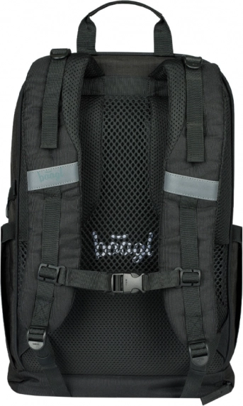 Schulset BAAGL: Rucksack, Federmäppchen und Beutel Cubic Uni schwarz