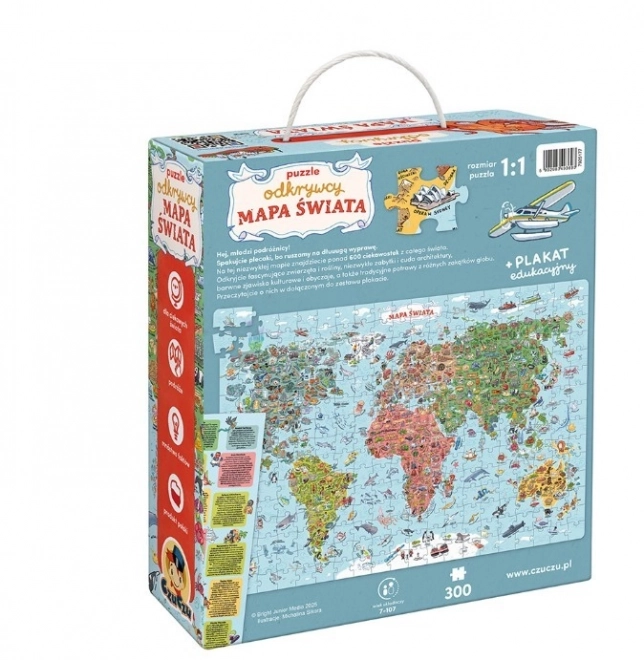 Entdecker-Puzzle - Weltkarte