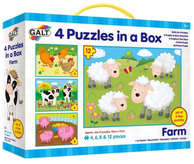 Galt Puzzle Heimtiere 4-in-1