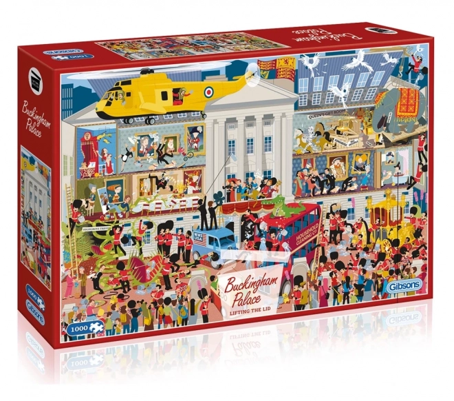 Gibsons Puzzle Buckingham Palace - Einblick Unter der Oberfläche 1000 Teile