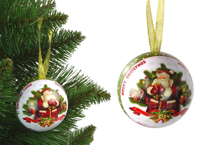 Weihnachtliches Santa-Motiv an Ihrem Baum