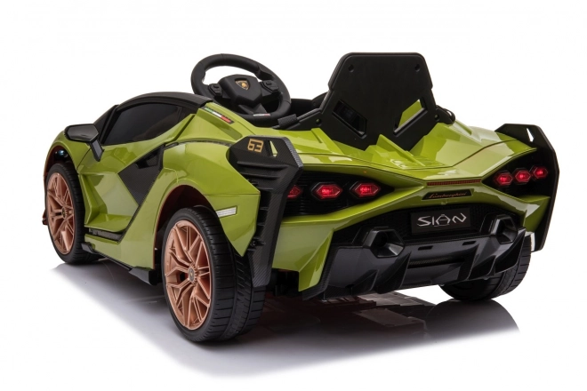 Lamborghini SIAN Kinderauto mit Batterie und Fernbedienung – Grün