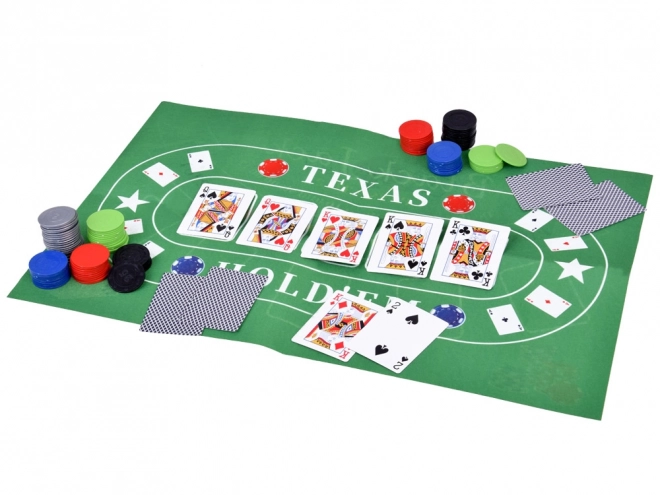 Doppelseitiges Kartenspiel-Set Poker und Blackjack