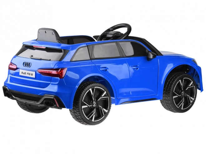 Elektrisches Audi RS 6 Spielzeugauto für Kinder – Blau