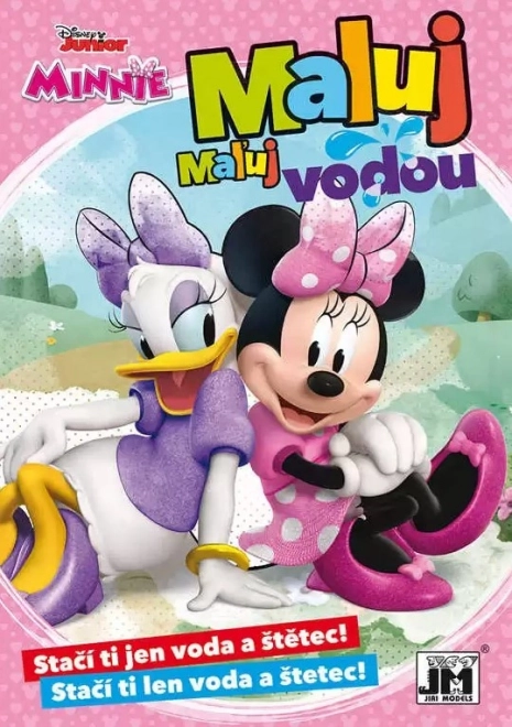 Minnie Maus Malbuch A5 mit Wasser malen