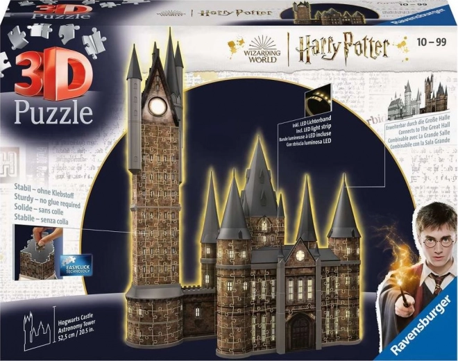 Harry Potter: Astronomischer Turm der Hogwarts Nacht-Ausgabe Puzzle