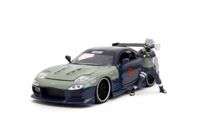 Mazda RX-7 1993 mit Naruto Figur im Maßstab 1:24 von Jada Toys