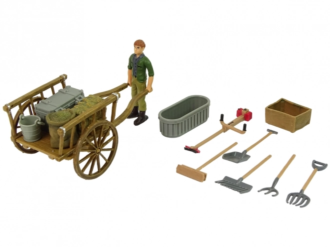 DIY Bauernhof Set mit Tieren und Pferd