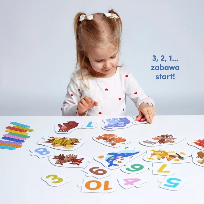 Paarpuzzle - Zahlen