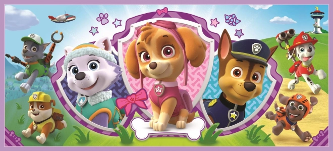 TREFL Puzzle mit Suchspiel Paw Patrol 4-in-1 Set