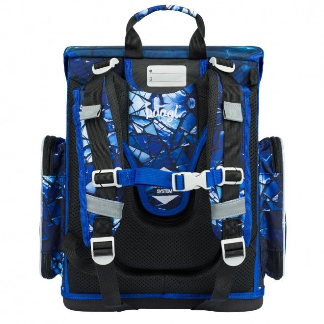 Baagl Schulrucksack Set Ergo Roboter