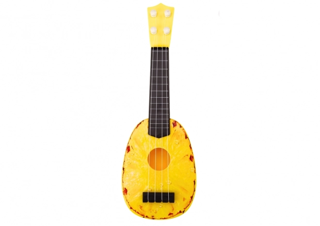 Kinder Ukulele Mini Gitarre Ananas Motiv Gelb