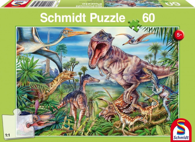 Schmidt Dinosaurier Puzzle 60 Teile