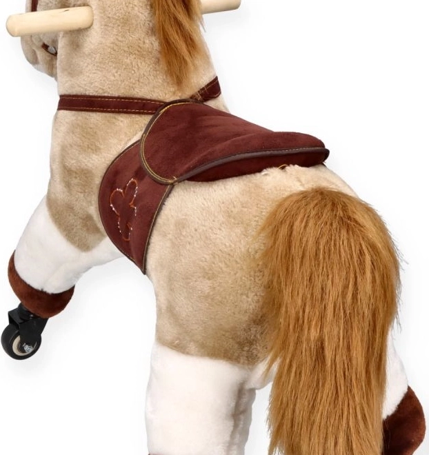 Schaukelpferd Mustang mit Rollen