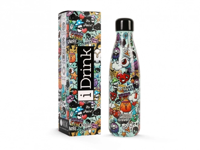 Thermoflasche Urban mit Graffiti-Motiv
