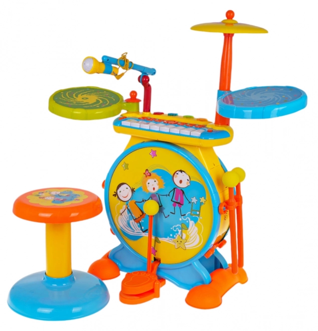 Kinder Drumset mit Keyboard