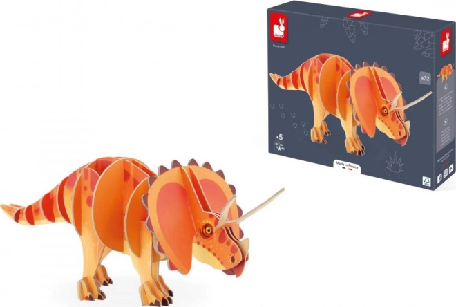 Janod 3D Puzzle Triceratops