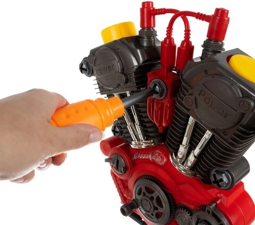 Zerlegbarer Motor für kleine Mechaniker