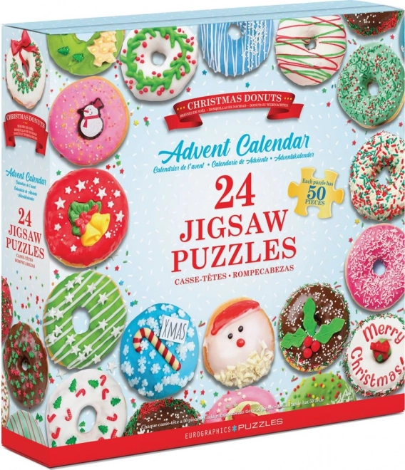 Eurographics Adventskalender Puzzle: Weihnachts-Donuts