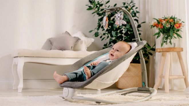 Lionelo Babywippe Pascal Grey Scandi