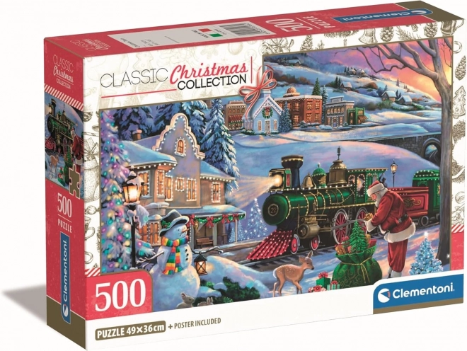 Clementoni Puzzle Weihnachtszug 500 Teile