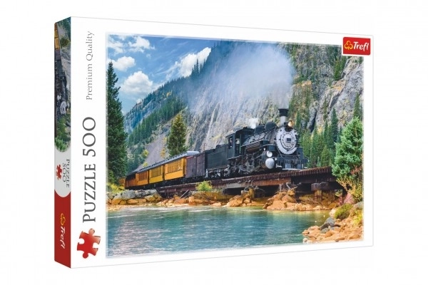 Gebirgseisenbahn Puzzle 500 Teile