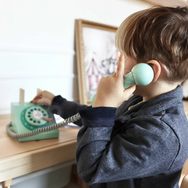 Klassisches Holzspielzeug Telefon für Kinder