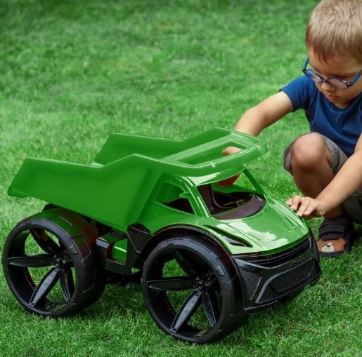 Auto Maximus grüner Kipper 58 cm für Kleinkinder