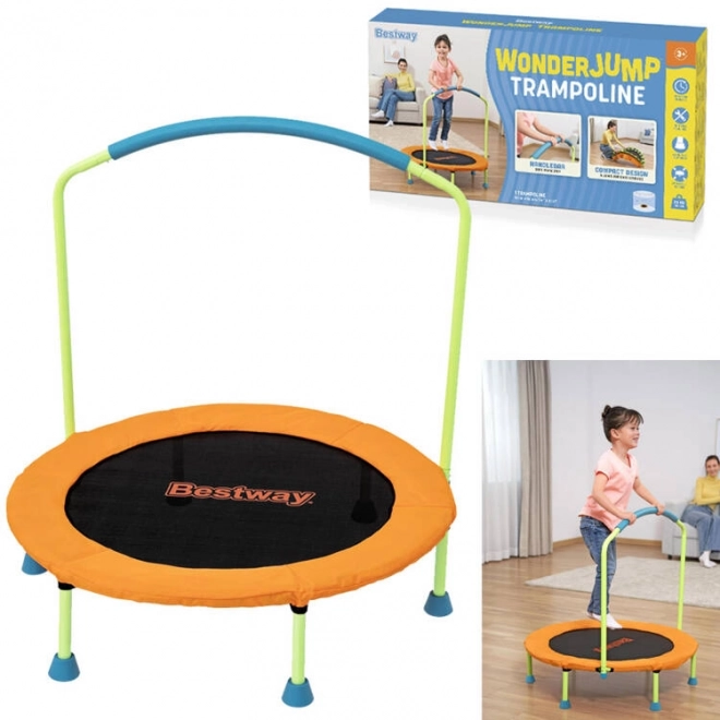 Trampolin Wonderjump mit Griff für drinnen und draußen