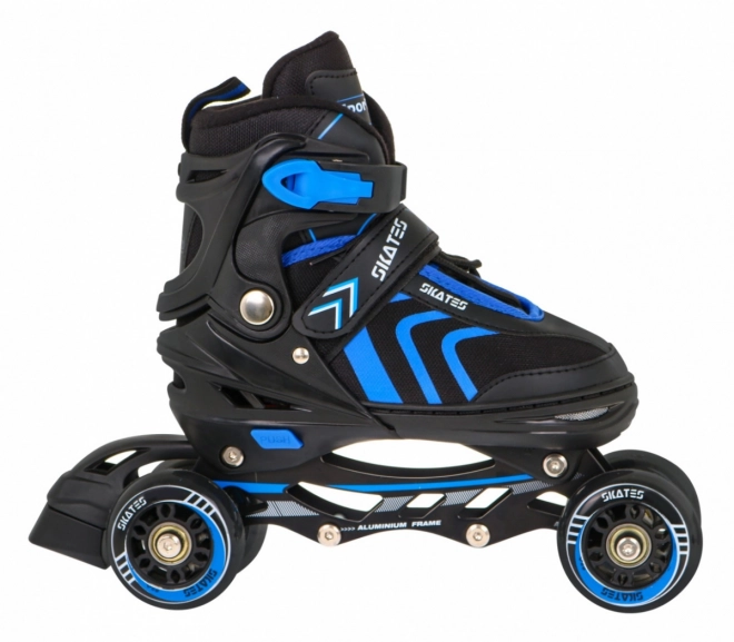 Multifunktionale Kinderskates 4-in-1 Blau Größe 39-43