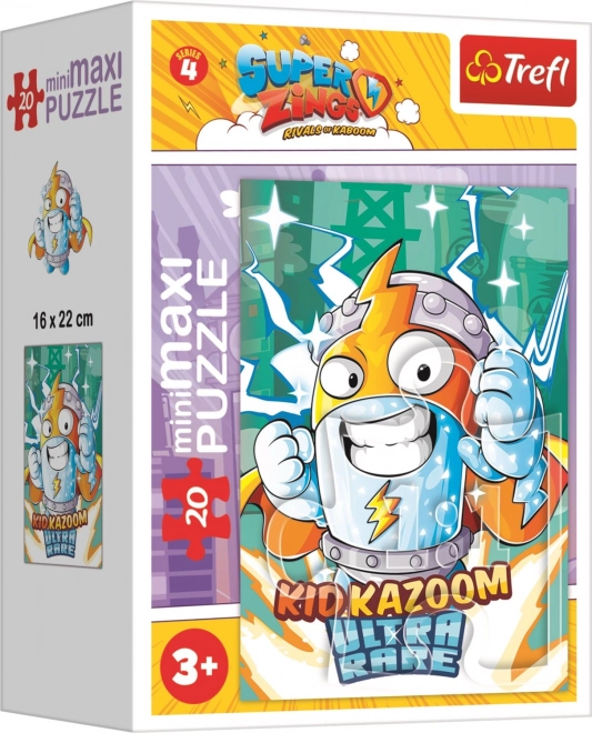 Trefl Puzzle Kid Kazoom und Super Zings: Ultra Selten 20 Teile