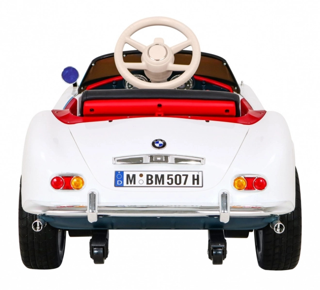 BMW 507 Retro Weißes Fahrzeug