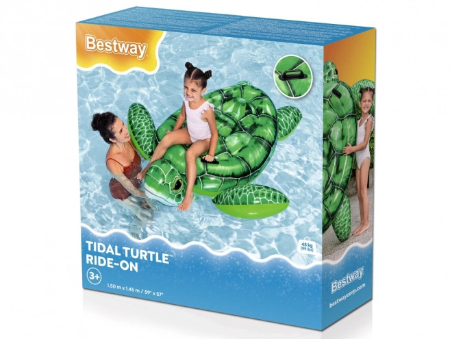 Bestway Aufblasbare Matratze mit Haltegriffen Tidal Turtle