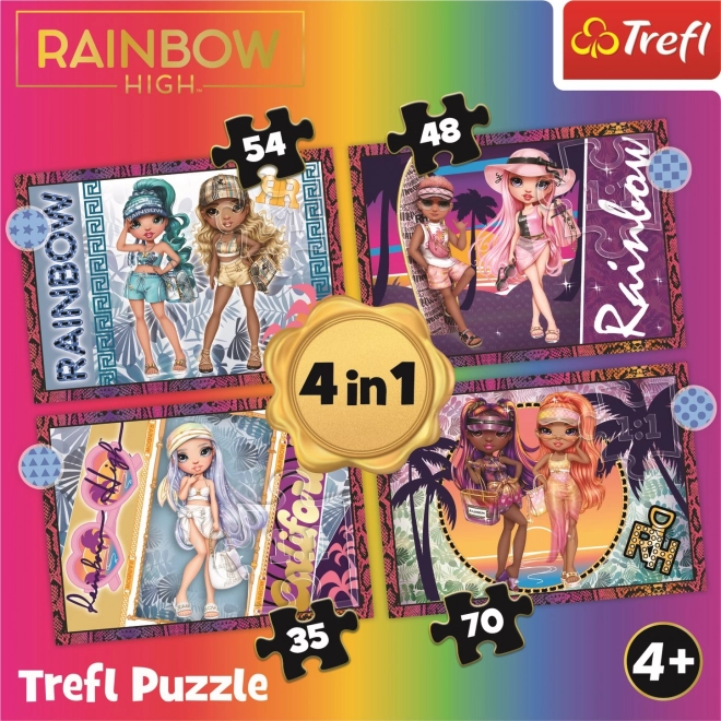 Puzzle-Set mit Modischen Puppen von Rainbow High