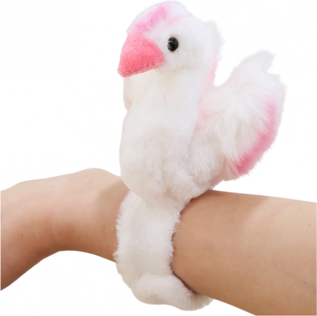 Plüsch-Schwan am Armband