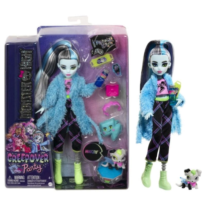 Monster High Pijamaparty-Puppe Frankie Stein