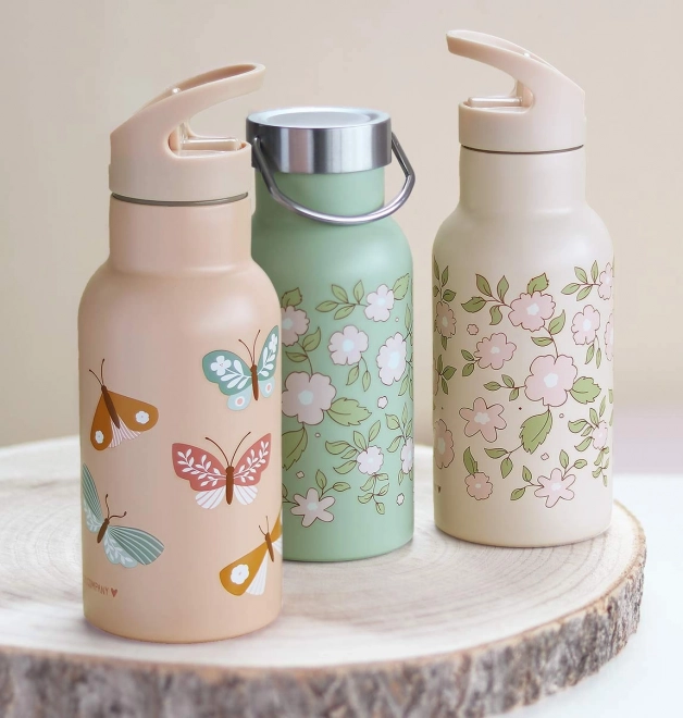 A Little Lovely Company Trinkflasche aus Edelstahl 500 ml – Schmetterling