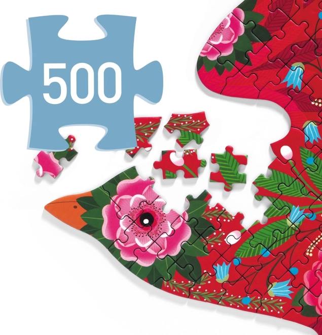 500 Teile und Poster 1:1