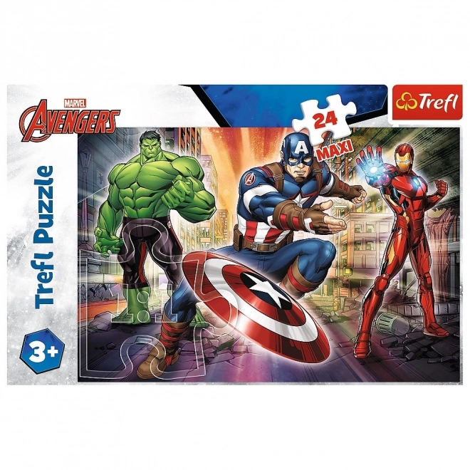 Trefl Puzzle Die Welt der Avengers Maxi 24 Teile