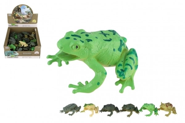 Plastikfrosch 7x7 cm verschiedene Arten