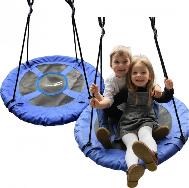 Gartenschaukel Nest für Kinder Blau 80 cm