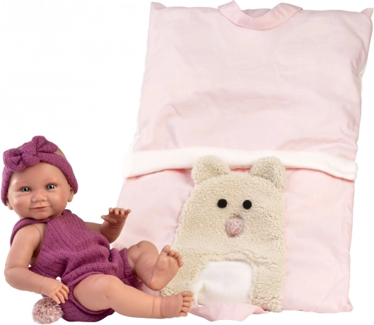 Realistische Babypuppe Llorens Mädchen - Ganzkörper Vinyl, 40 cm